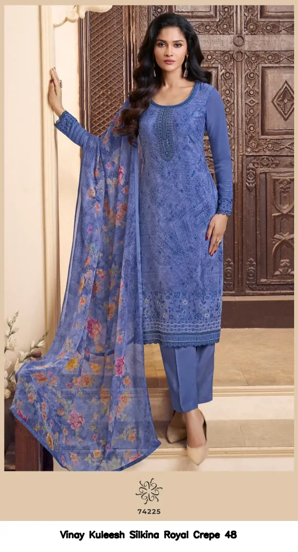 Vinay Kuleesh Silkina Royal Crepe 48