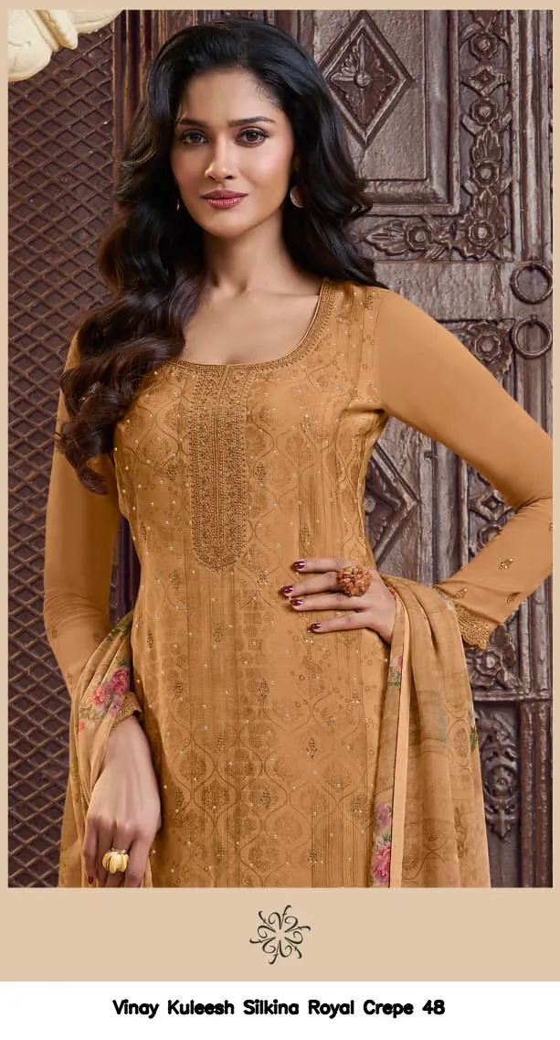 Vinay Kuleesh Silkina Royal Crepe 48