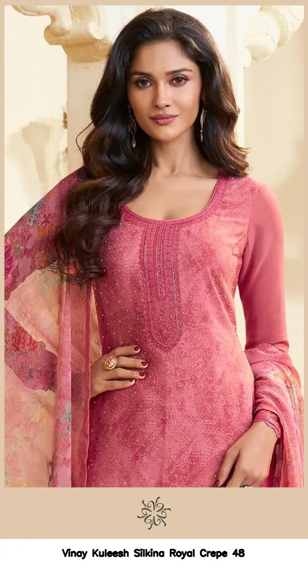 Vinay Kuleesh Silkina Royal Crepe 48