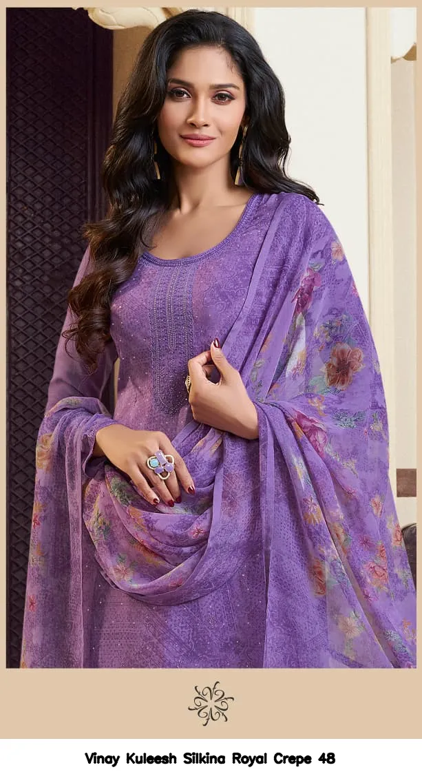 Vinay Kuleesh Silkina Royal Crepe 48