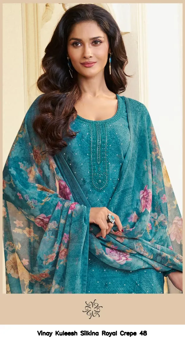 Vinay Kuleesh Silkina Royal Crepe 48