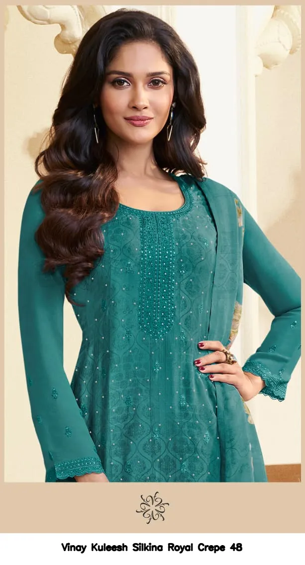 Vinay Kuleesh Silkina Royal Crepe 48