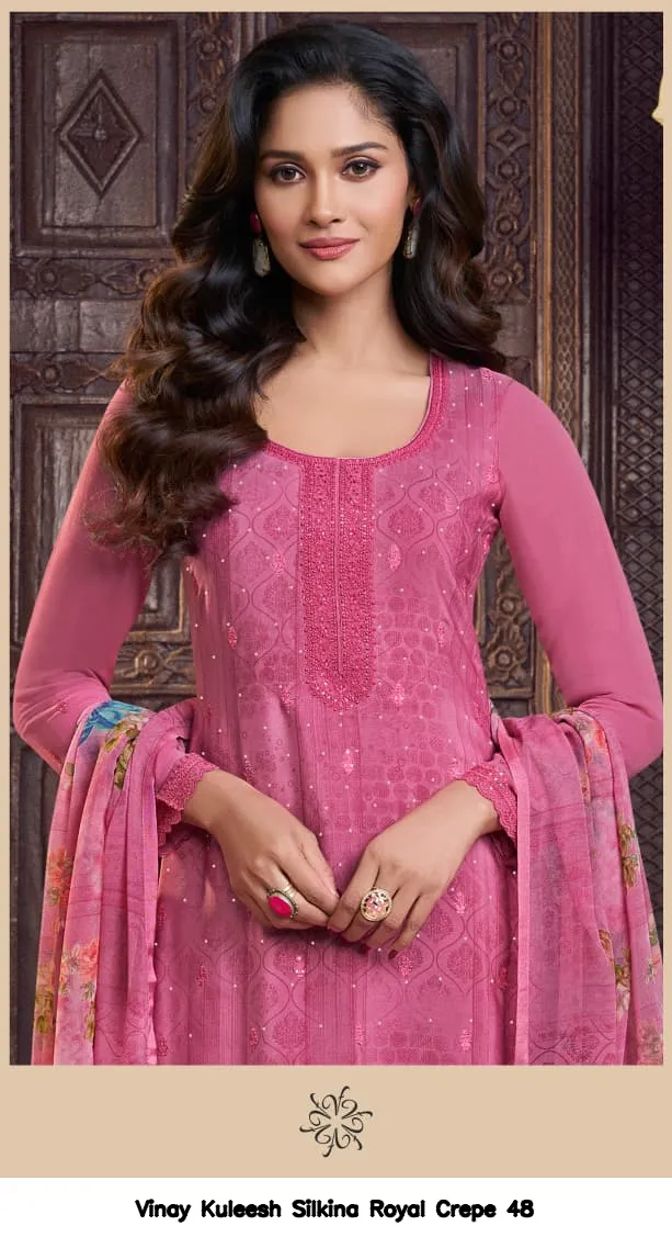 Vinay Kuleesh Silkina Royal Crepe 48