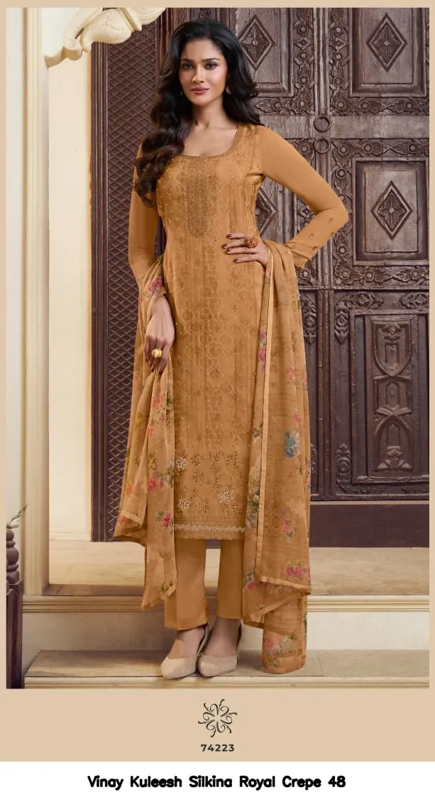 Vinay Kuleesh Silkina Royal Crepe 48