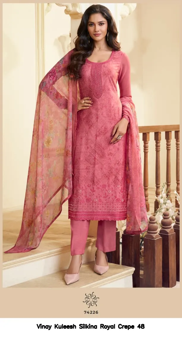 Vinay Kuleesh Silkina Royal Crepe 48
