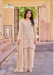 Your Choice Premium Chinon Embroidered Designer Salwar Suit