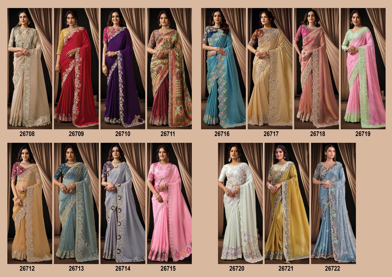 Mahotsav Aakrti 26700 Series Festive Wear Designer Saree — Wholesale Sarees, Mahotsav wholesale from Surat — view 16
