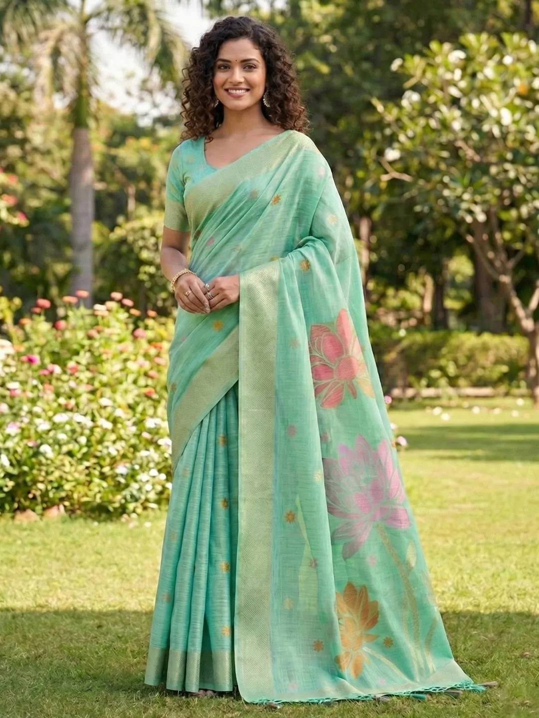 Asita Pankhudi Exclusively Linnen Cotton Saree Collection