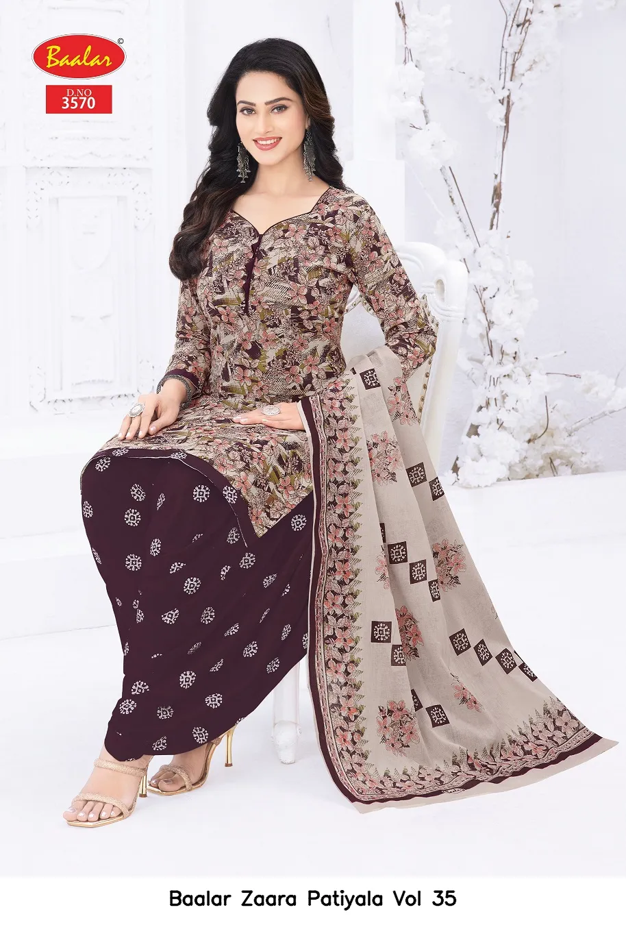 Baalar Zaara Patiyala Vol 35 — Wholesale Dress Material, Baalar wholesale from Surat — Photo 2