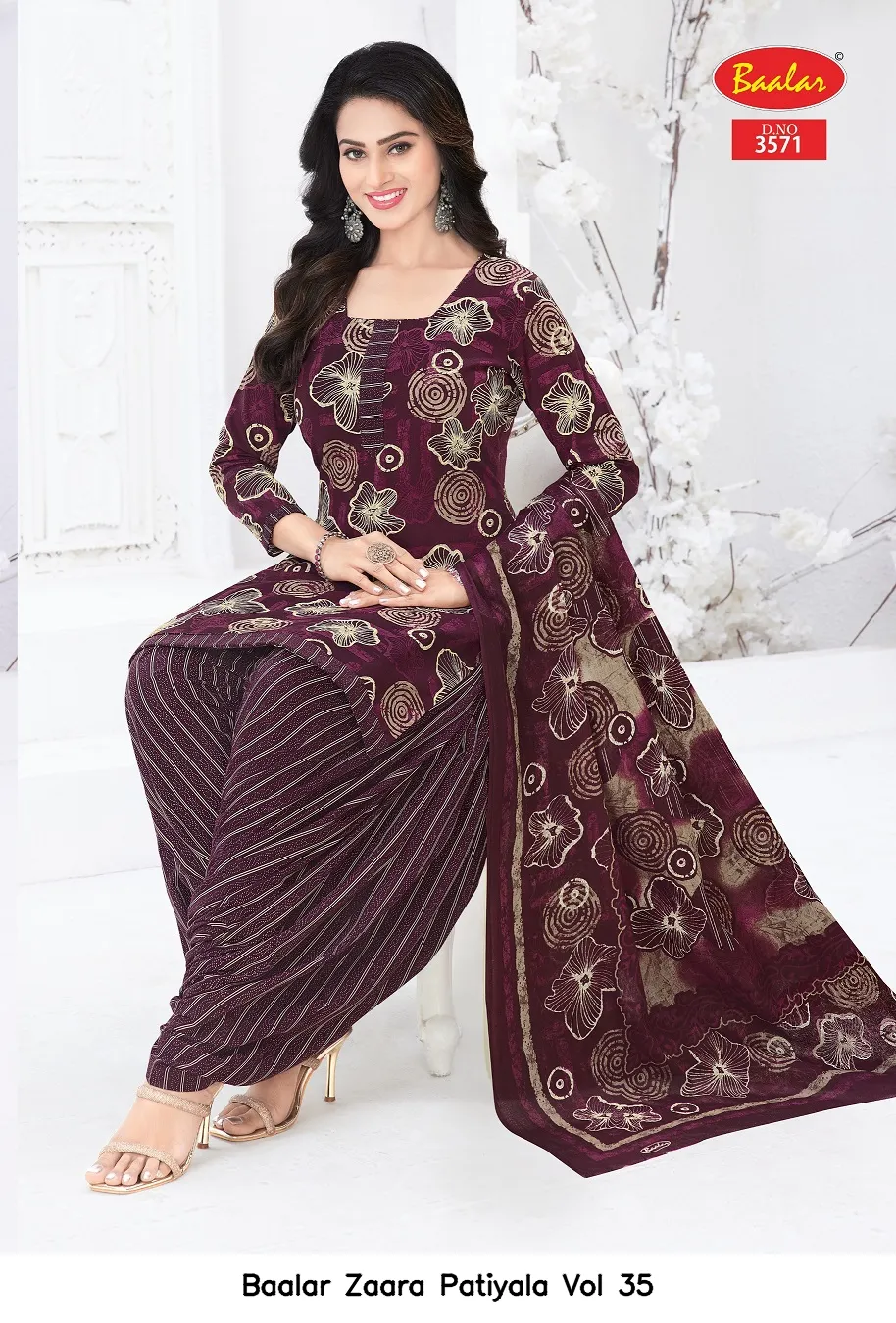 Baalar Zaara Patiyala Vol 35 — Wholesale Dress Material, Baalar wholesale from Surat — Photo 3