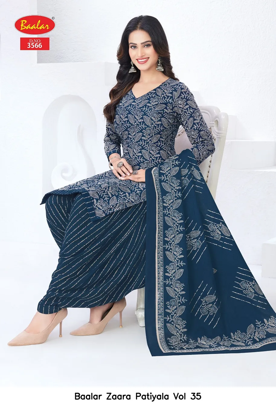 Baalar Zaara Patiyala Vol 35 — Wholesale Dress Material, Baalar wholesale from Surat — Photo 4