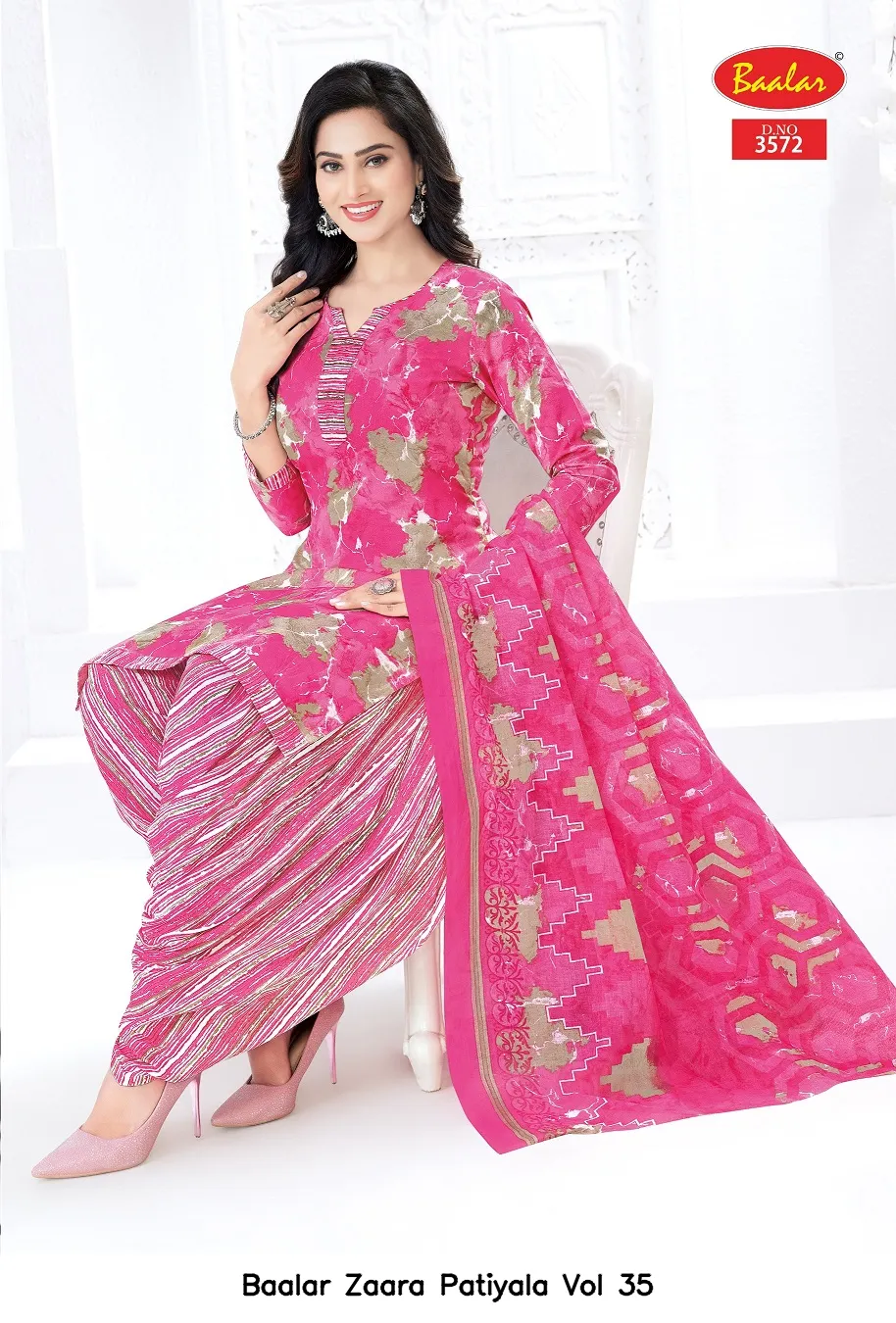 Baalar Zaara Patiyala Vol 35 — Wholesale Dress Material, Baalar wholesale from Surat — Photo 9