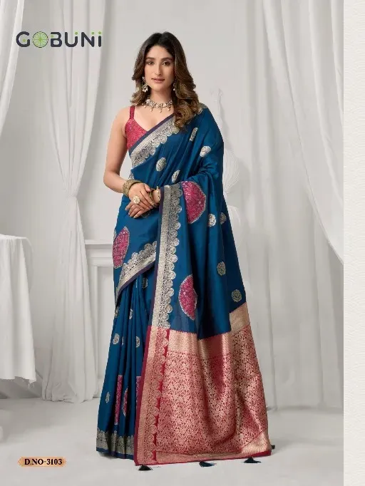 Gobuni Shraddha Silk Fancy Traditional Wear Saree Catalog