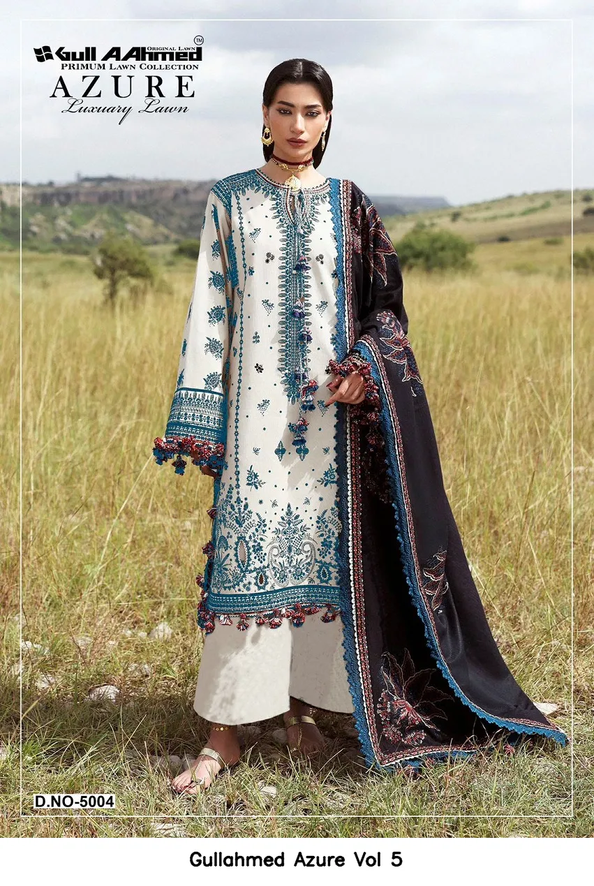 Gullahmed Azure Vol 5 — Wholesale Dress Material, Gull A Ahmed wholesale from Surat - Gallery Image 2