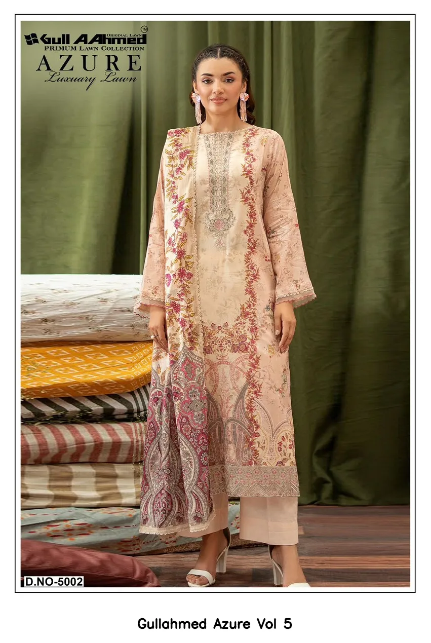 Gullahmed Azure Vol 5 — Wholesale Dress Material, Gull A Ahmed wholesale from Surat - Gallery Image 3
