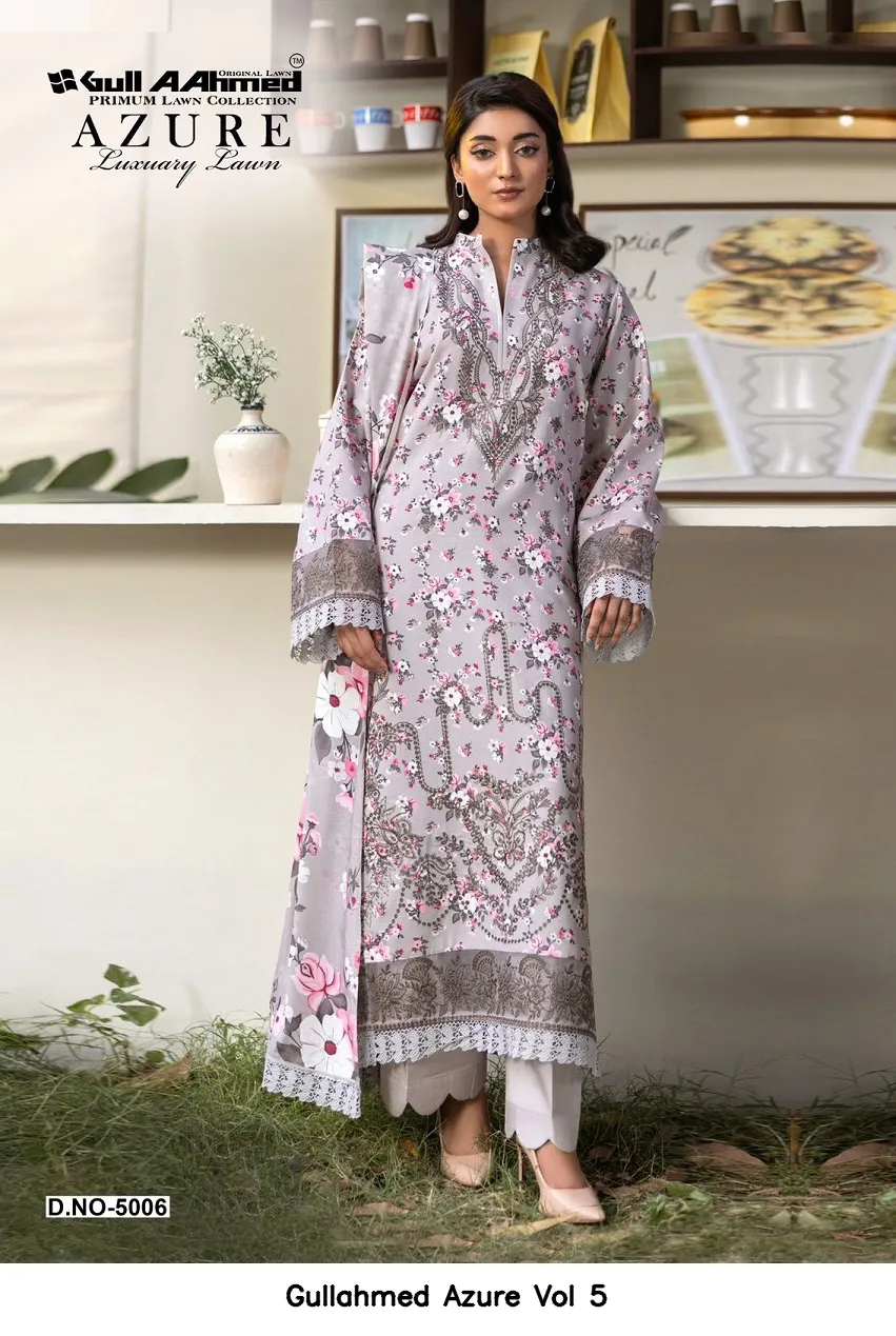 Gullahmed Azure Vol 5 — Wholesale Dress Material, Gull A Ahmed wholesale from Surat — view 8