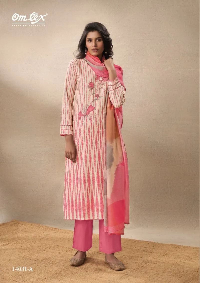 Omtex Sukriti Pure Lawn Cotton Embroidery and Patch Work Salwar Suit