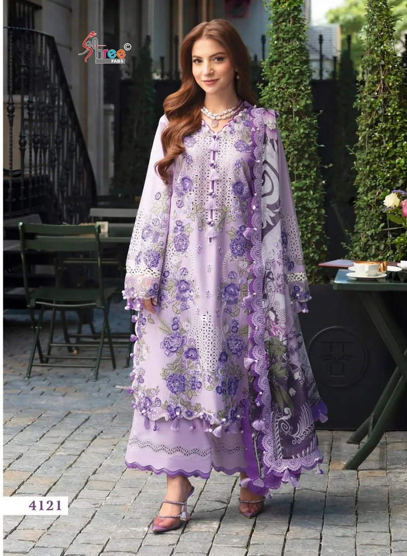 Shree Ombre Starlet Lawn Collection Vol 26 Chiffon Dupatta Pakistani Suits