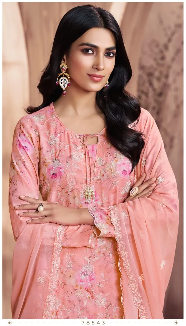 Vinay Kuleesh Summedha Georgette With Embroidery Salwar Kameez Set