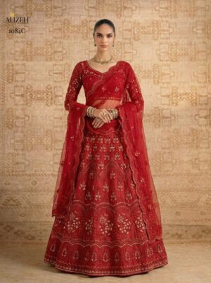 ALIZEH – 1084 Colours Butterfly Net Designer Lehenga Choli Collection