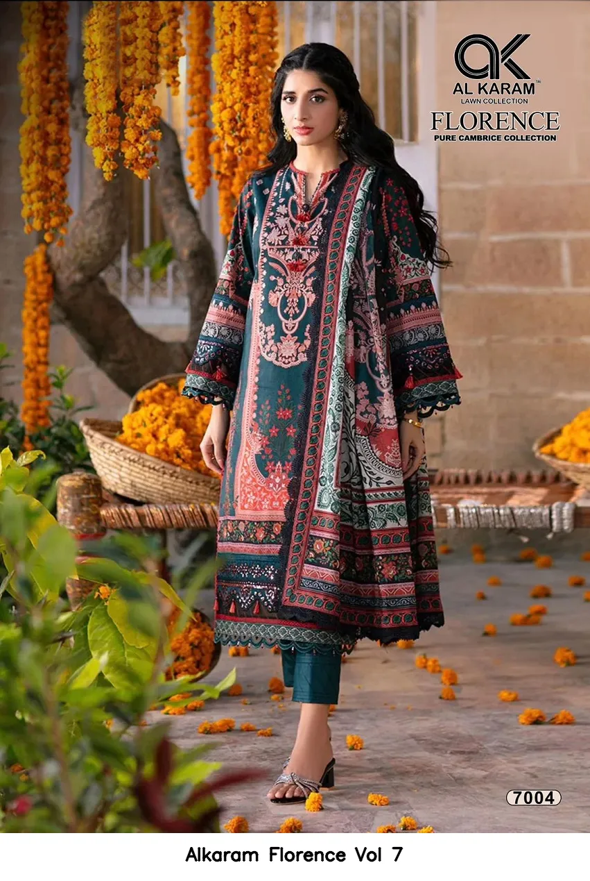Alkaram Florence Vol 7 — Wholesale Dress Material, Alkaram wholesale from Surat — view 2