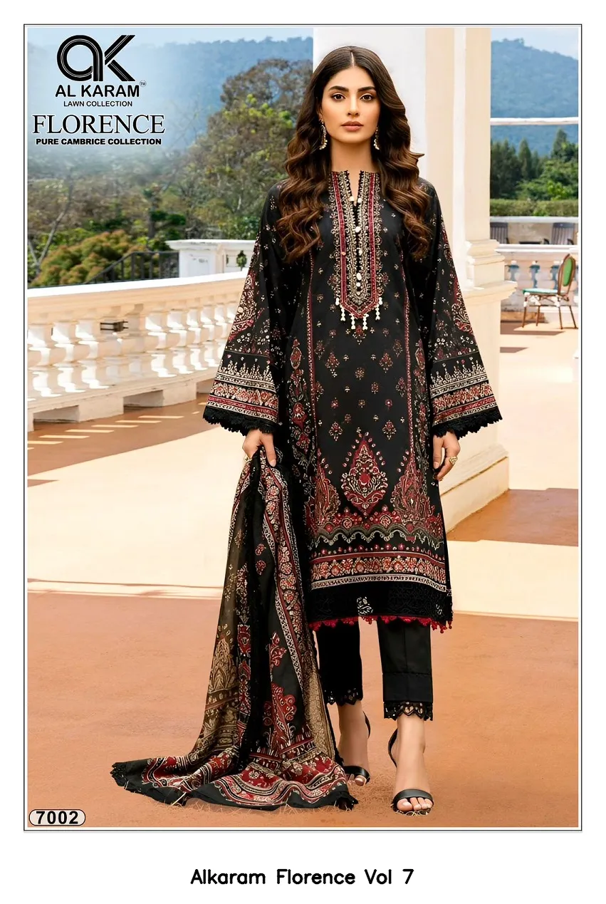 Alkaram Florence Vol 7 — Wholesale Dress Material, Alkaram wholesale from Surat — view 3