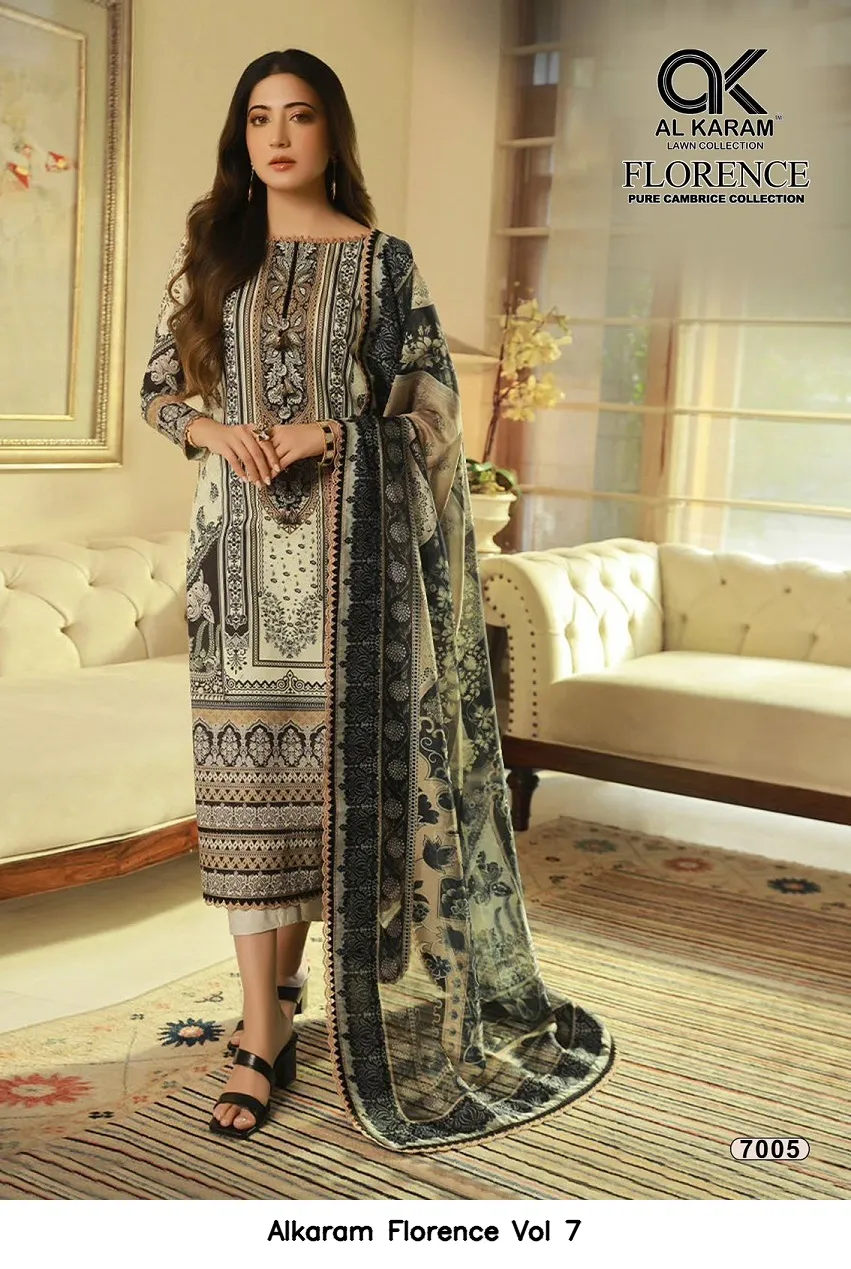 Alkaram Florence Vol 7 — Wholesale Dress Material, Alkaram wholesale from Surat — view 4
