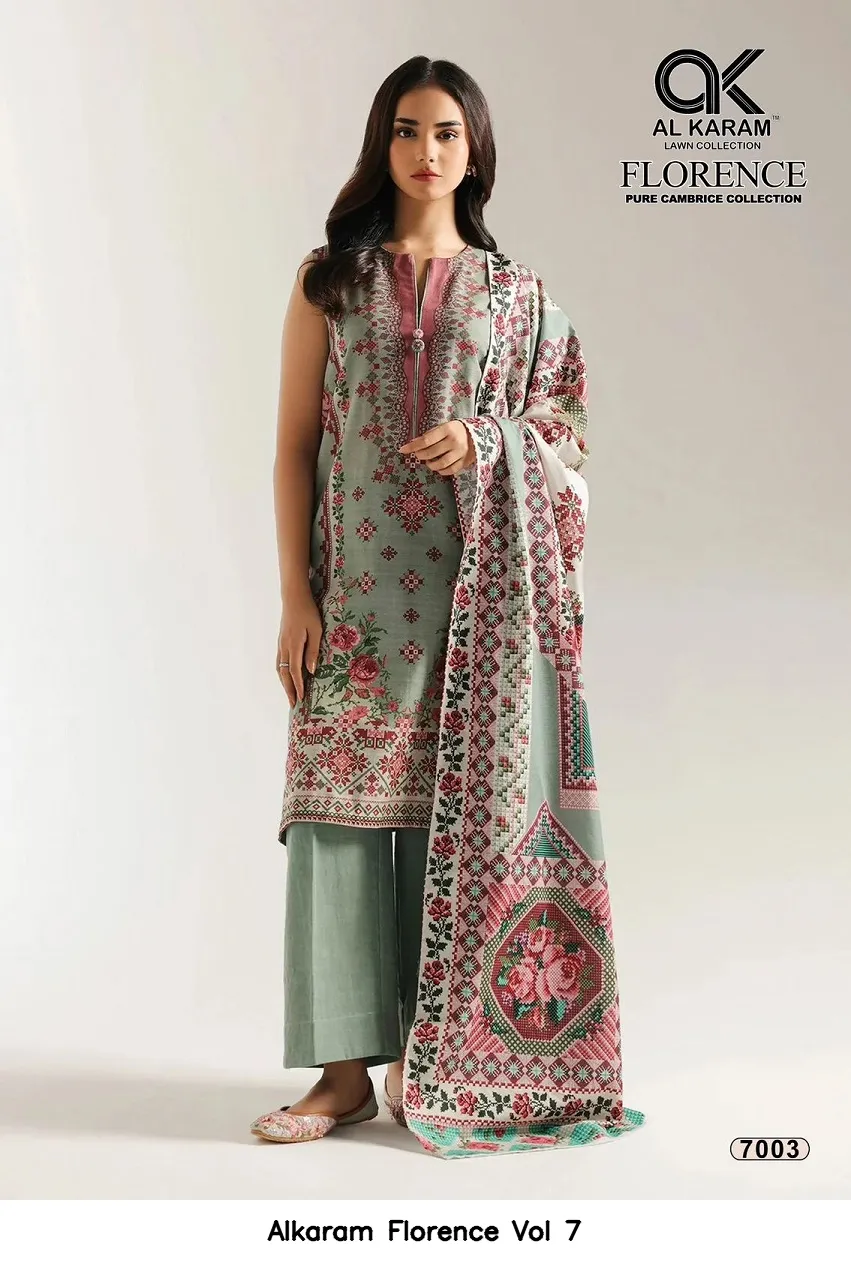 Alkaram Florence Vol 7 — Wholesale Dress Material, Alkaram wholesale from Surat — view 5
