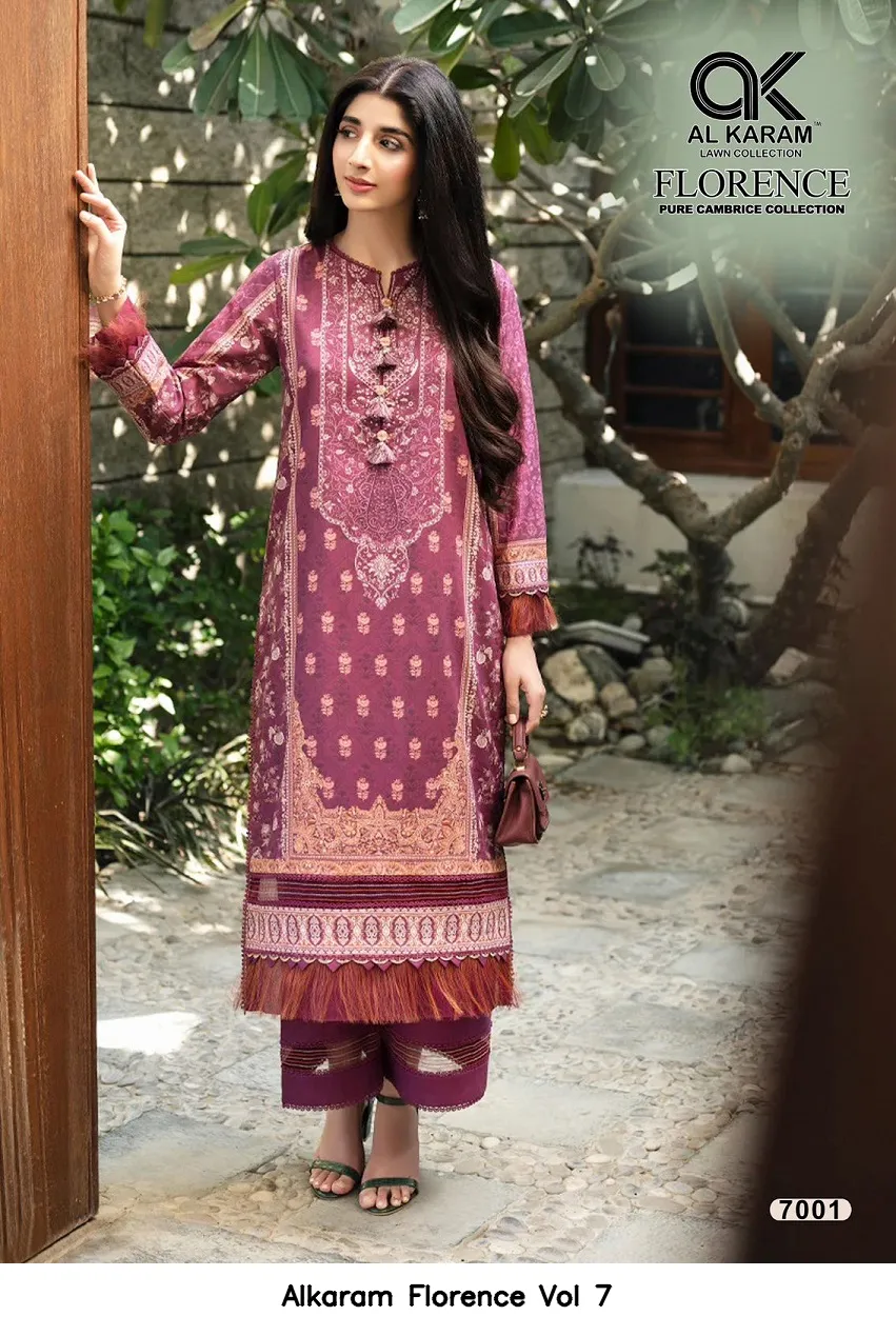 Alkaram Florence Vol 7 — Wholesale Dress Material, Alkaram wholesale from Surat — view 6