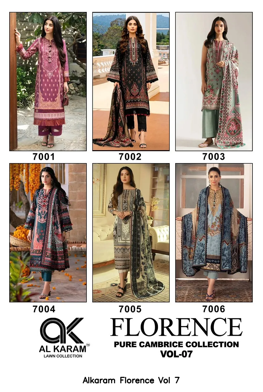 Alkaram Florence Vol 7 — Wholesale Dress Material, Alkaram wholesale from Surat — view 7