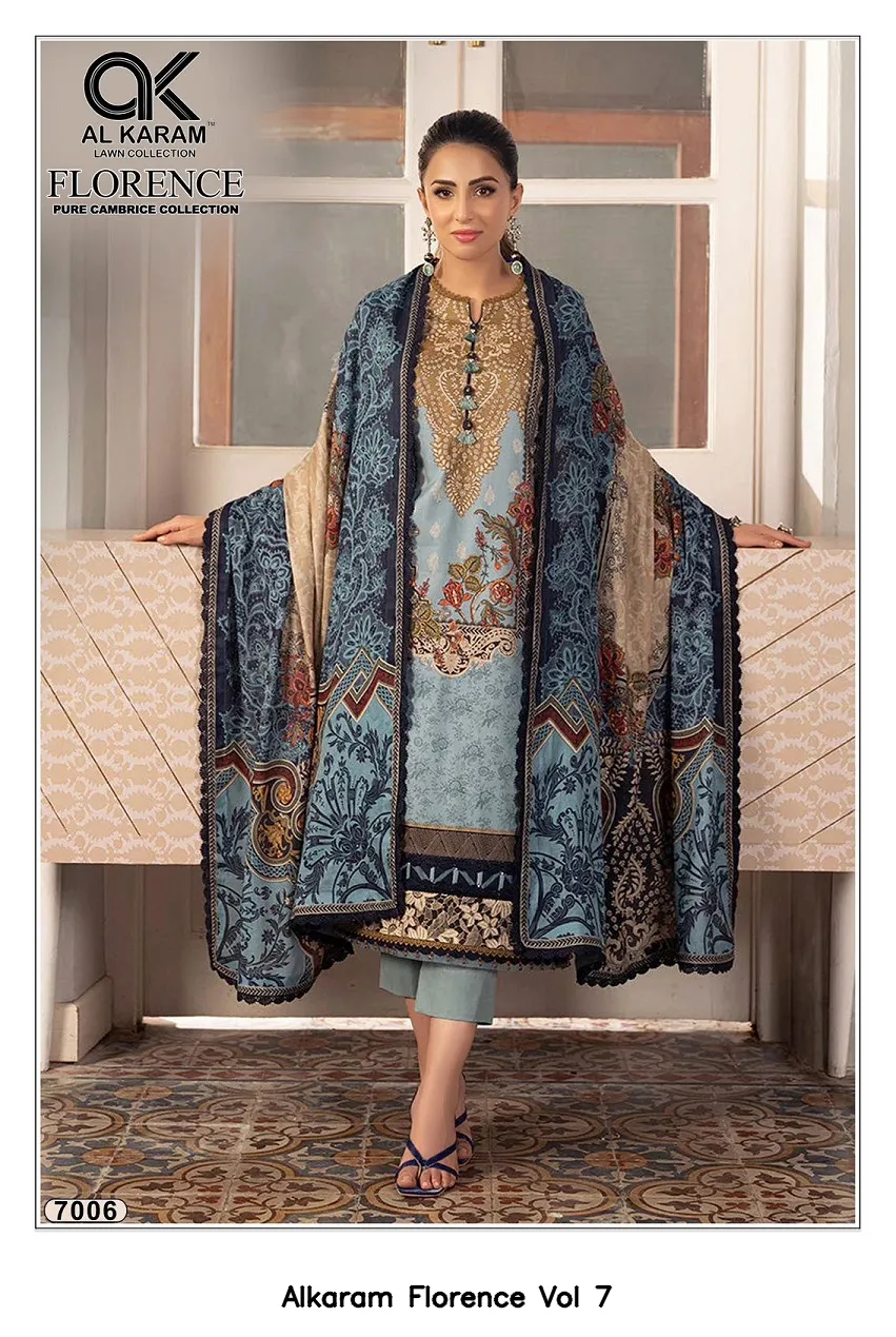 Alkaram Florence Vol 7 — Wholesale Dress Material, Alkaram wholesale from Surat — view 8