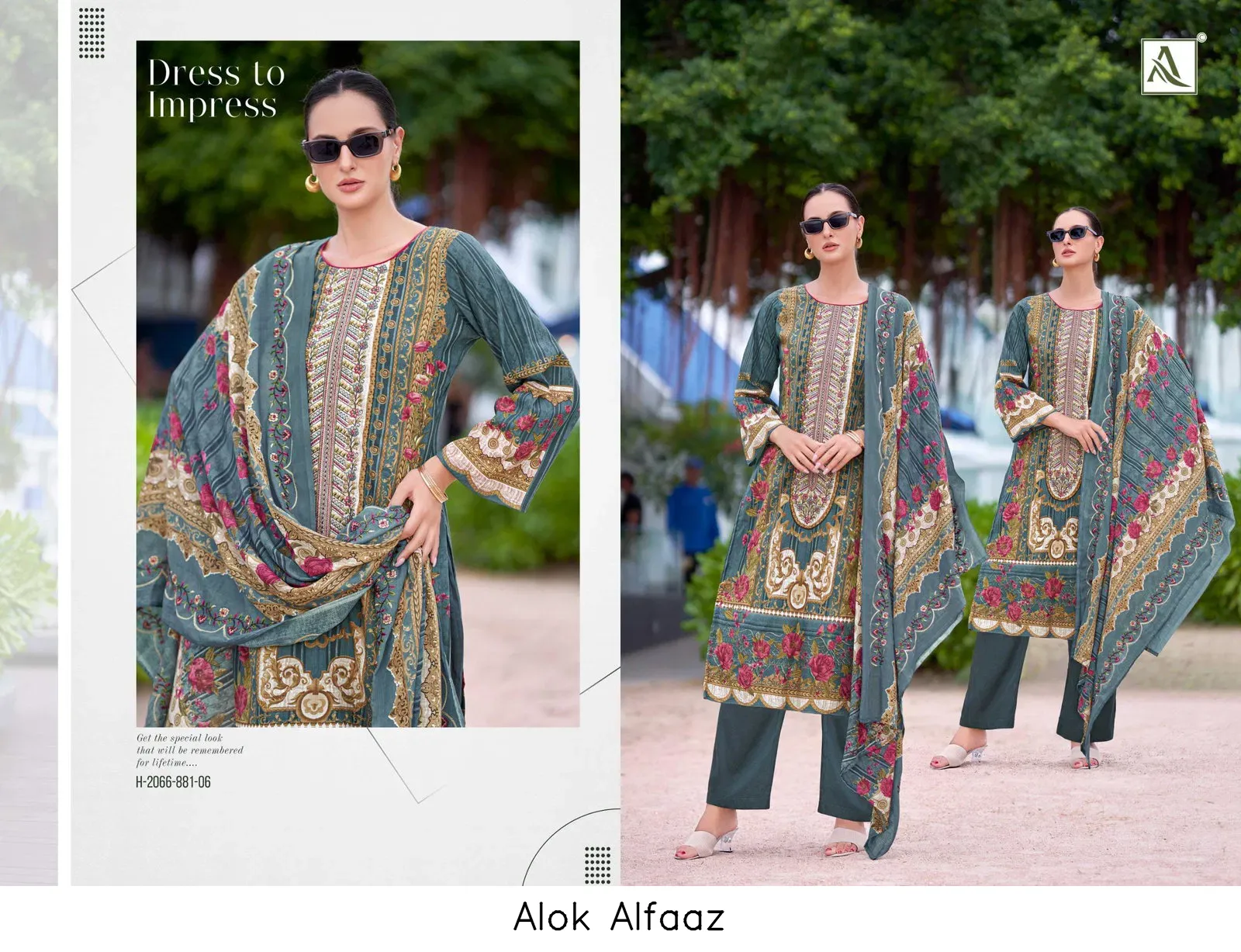Alok Alfaaz — Wholesale Dress Material, Alok Suit wholesale from Surat — view 10