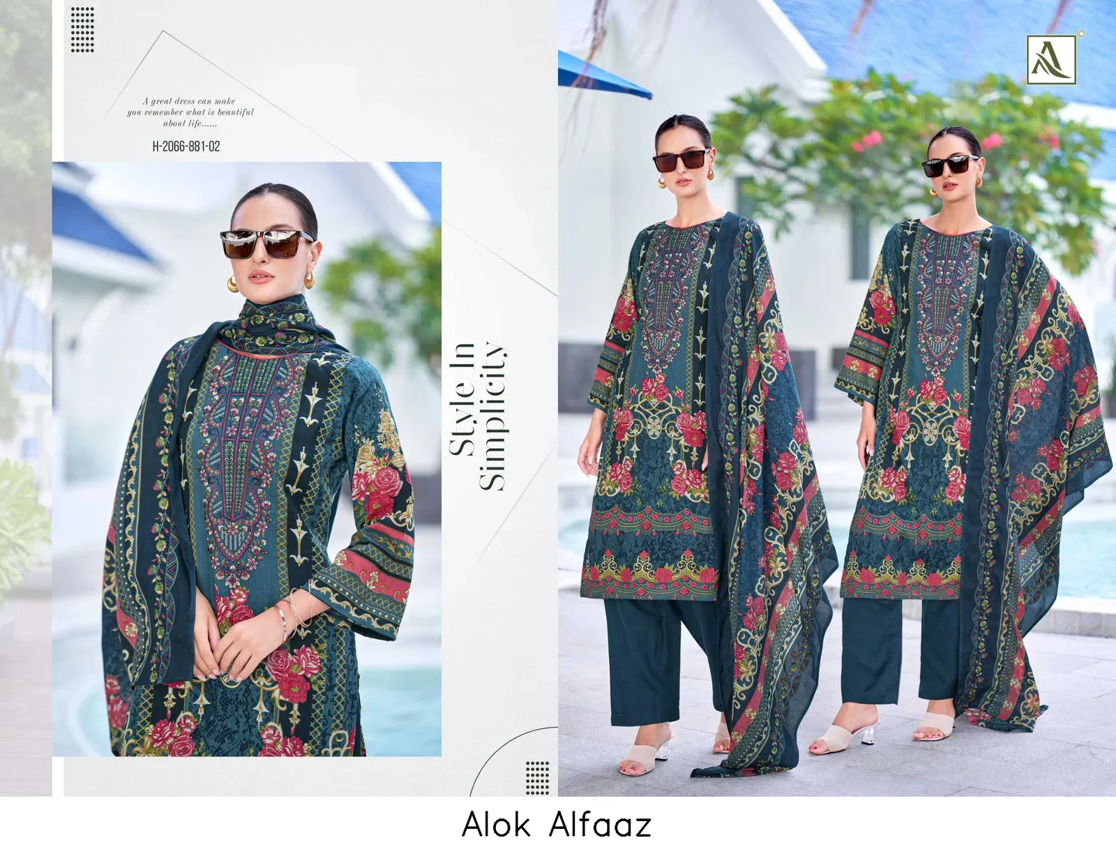 Alok Alfaaz — Wholesale Dress Material, Alok Suit wholesale from Surat — view 8