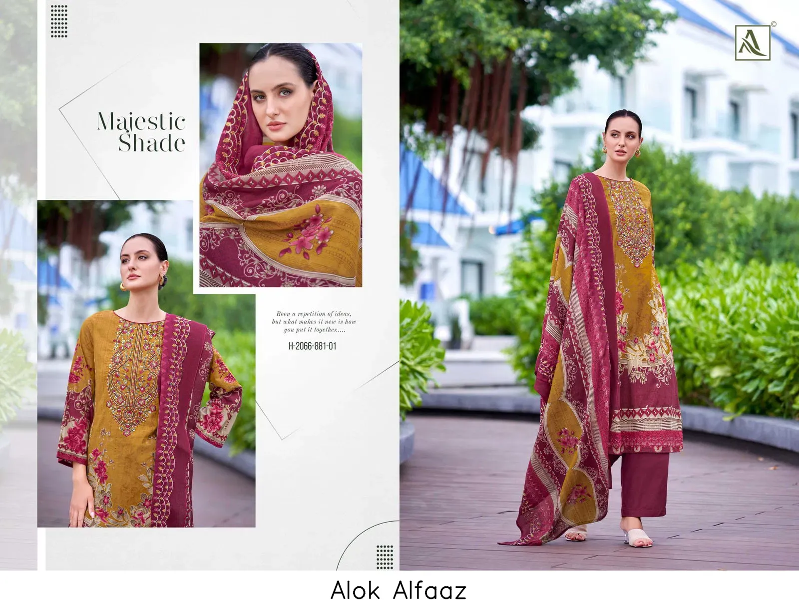 Alok Alfaaz — Wholesale Dress Material, Alok Suit wholesale from Surat — view 9
