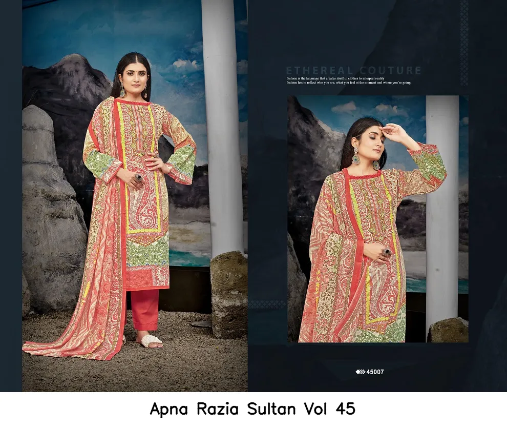 Apna Razia Sultan Vol 45 — Wholesale Dress Material, Apna wholesale from Surat — view 2