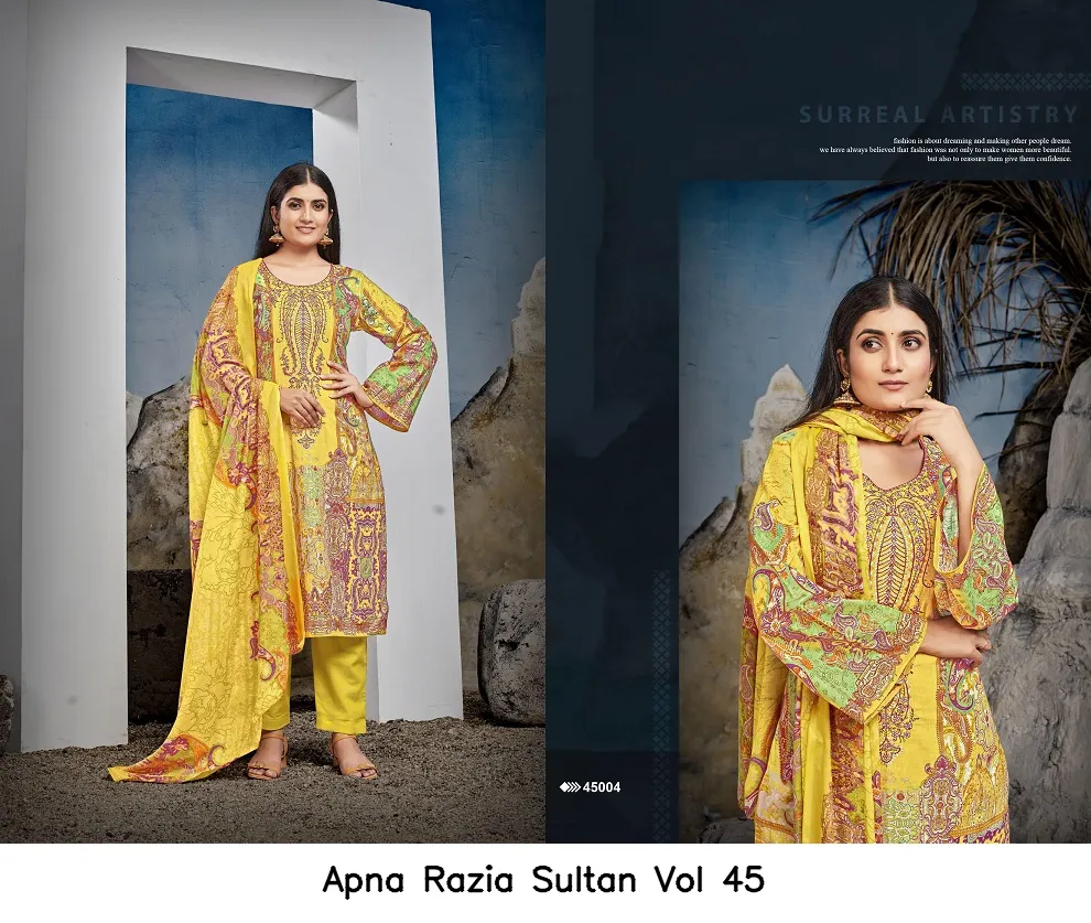 Apna Razia Sultan Vol 45 — Wholesale Dress Material, Apna wholesale from Surat — view 3
