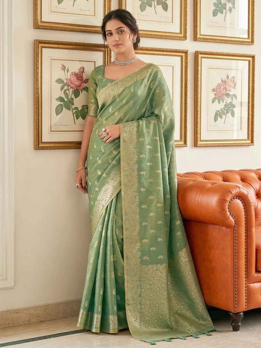 Ast Aarohi Soft Tissue Silk Festival Wear Saree Catalog — Wholesale Sarees, Vardan Ethnic wholesale from Surat — view 1