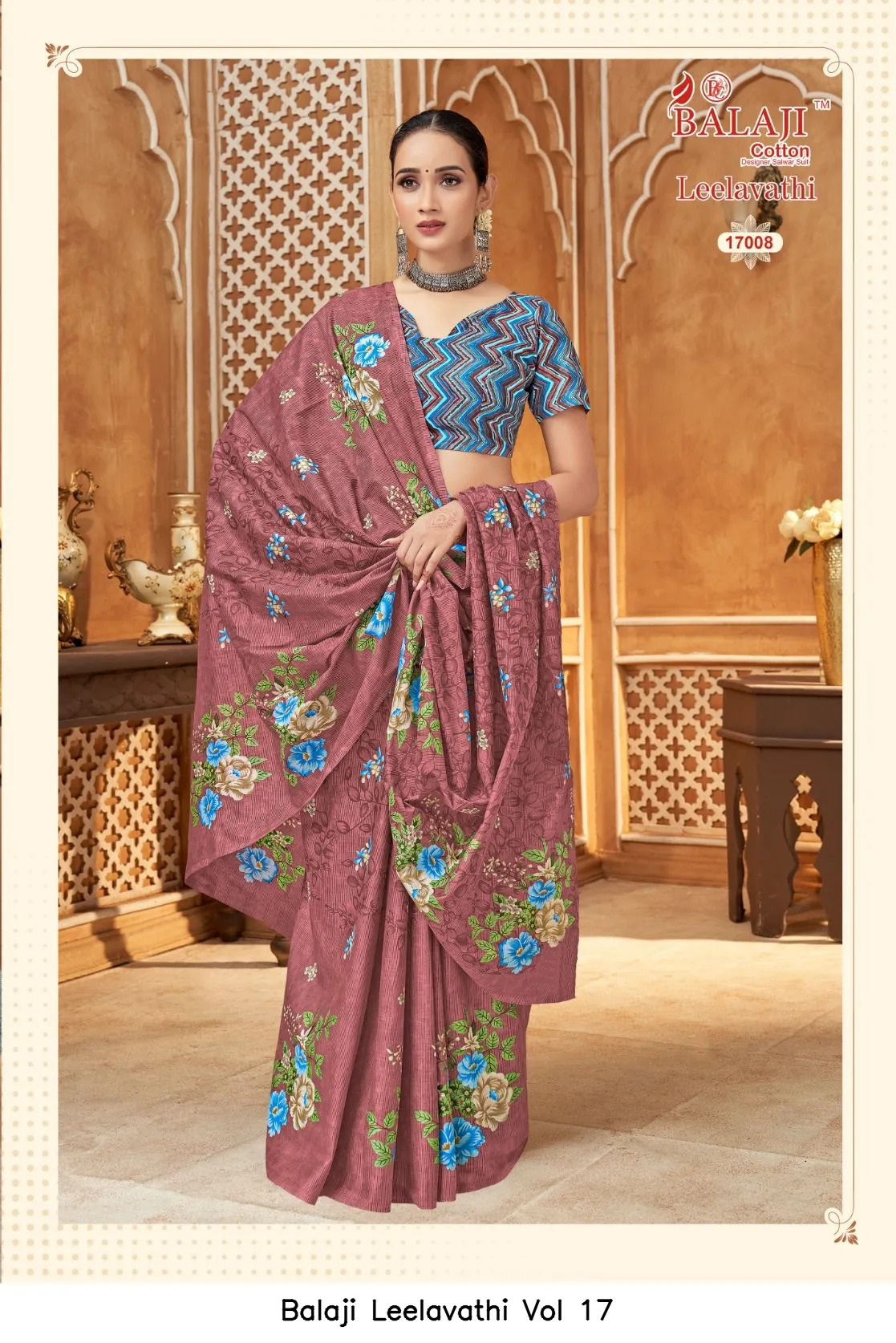Balaji Leelavathi Vol 17 — Cotton Sarees Wholesale, Balaji Cotton wholesale from Surat - Gallery Image 12