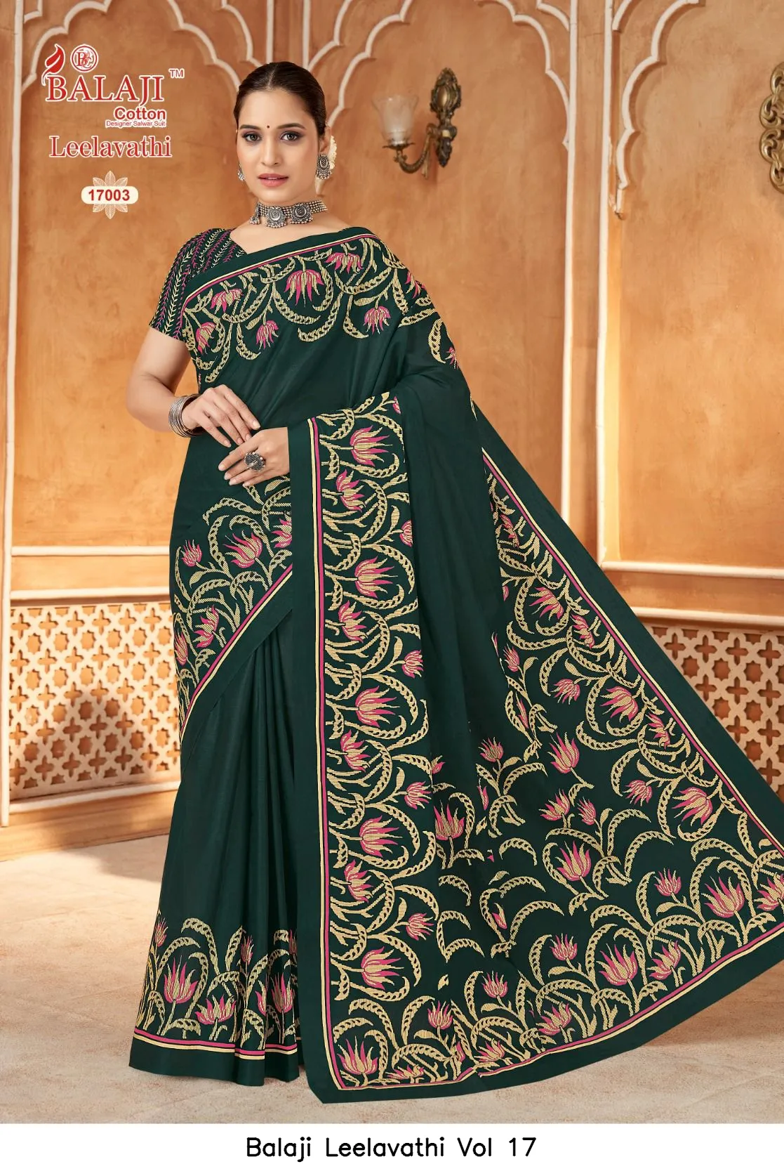Balaji Leelavathi Vol 17 — Cotton Sarees Wholesale, Balaji Cotton wholesale from Surat - Gallery Image 14