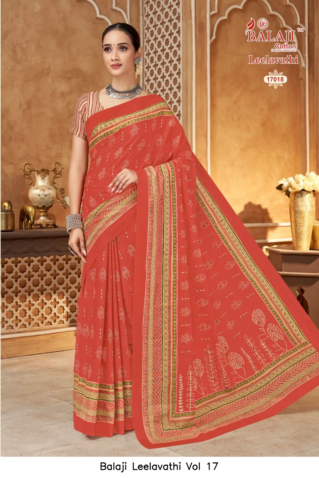 Balaji Leelavathi Vol 17 — Cotton Sarees Wholesale, Balaji Cotton wholesale from Surat - Gallery Image 15