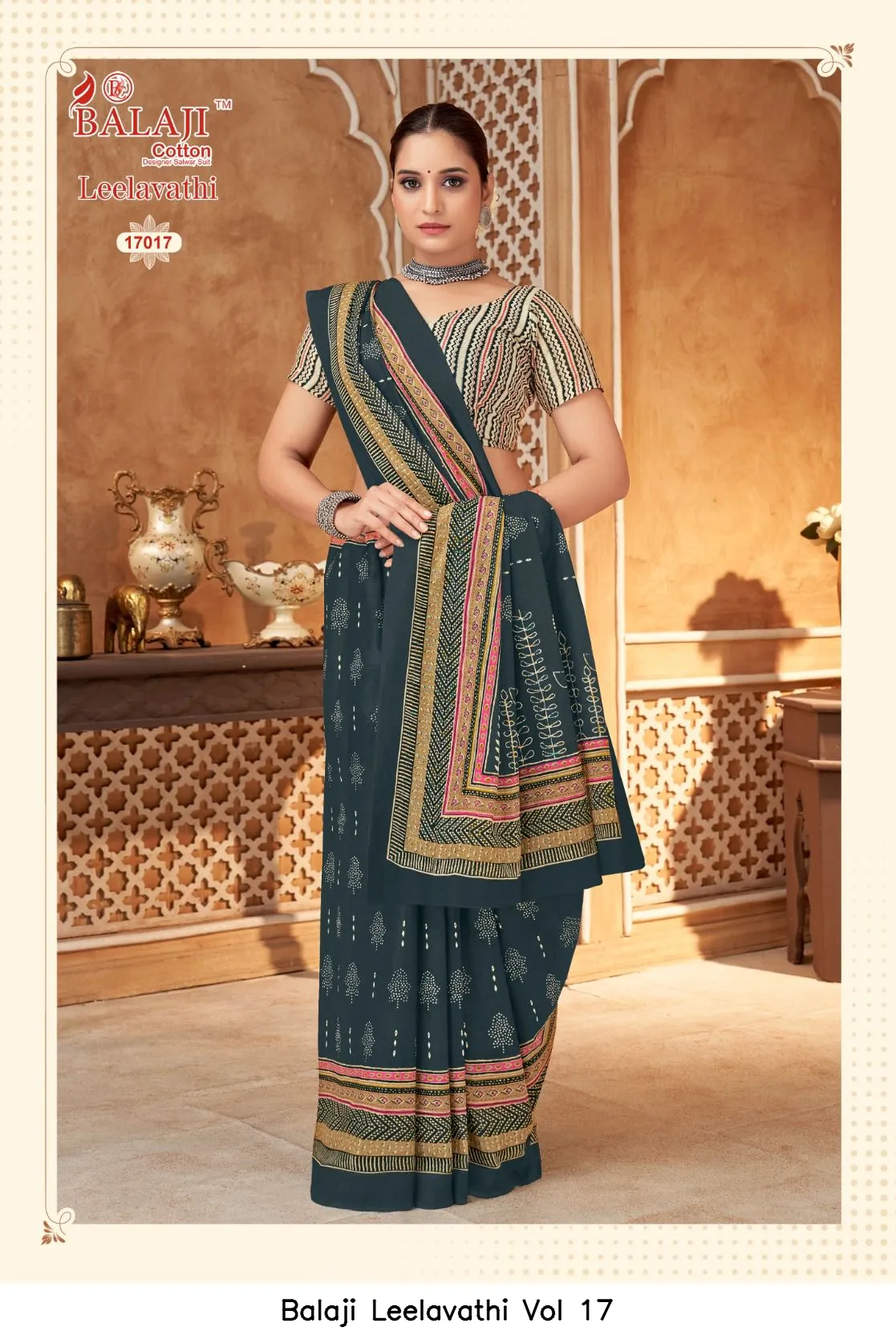 Balaji Leelavathi Vol 17 — Cotton Sarees Wholesale, Balaji Cotton wholesale from Surat - Gallery Image 16