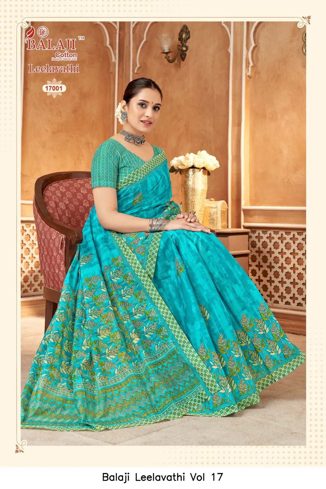 Balaji Leelavathi Vol 17 — Cotton Sarees Wholesale, Balaji Cotton wholesale from Surat - Gallery Image 17
