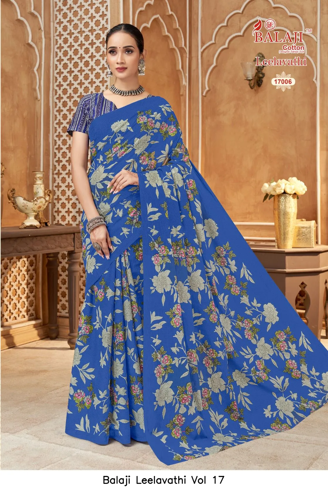 Balaji Leelavathi Vol 17 — Cotton Sarees Wholesale, Balaji Cotton wholesale from Surat - Gallery Image 19