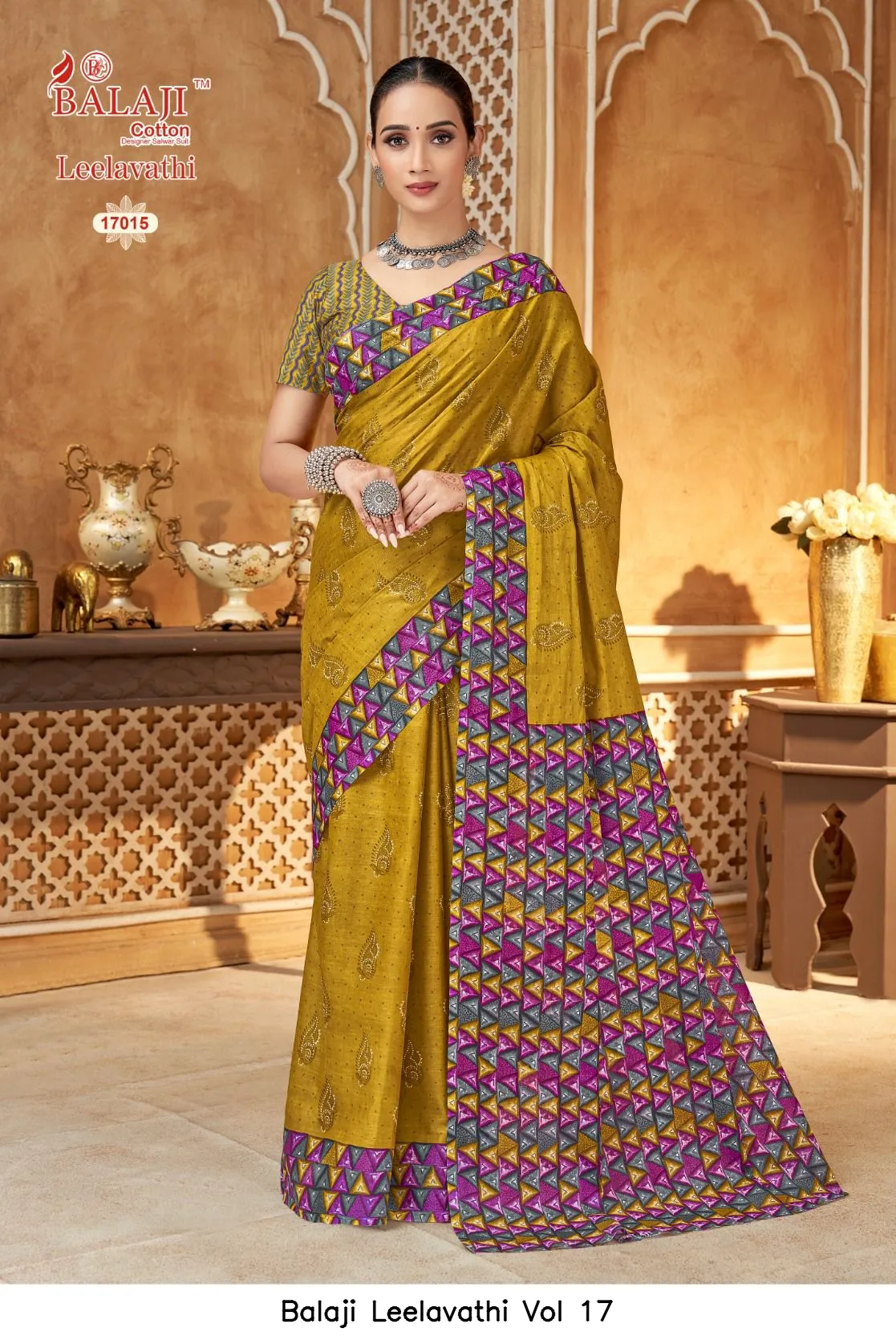 Balaji Leelavathi Vol 17 — Cotton Sarees Wholesale, Balaji Cotton wholesale from Surat - Gallery Image 2