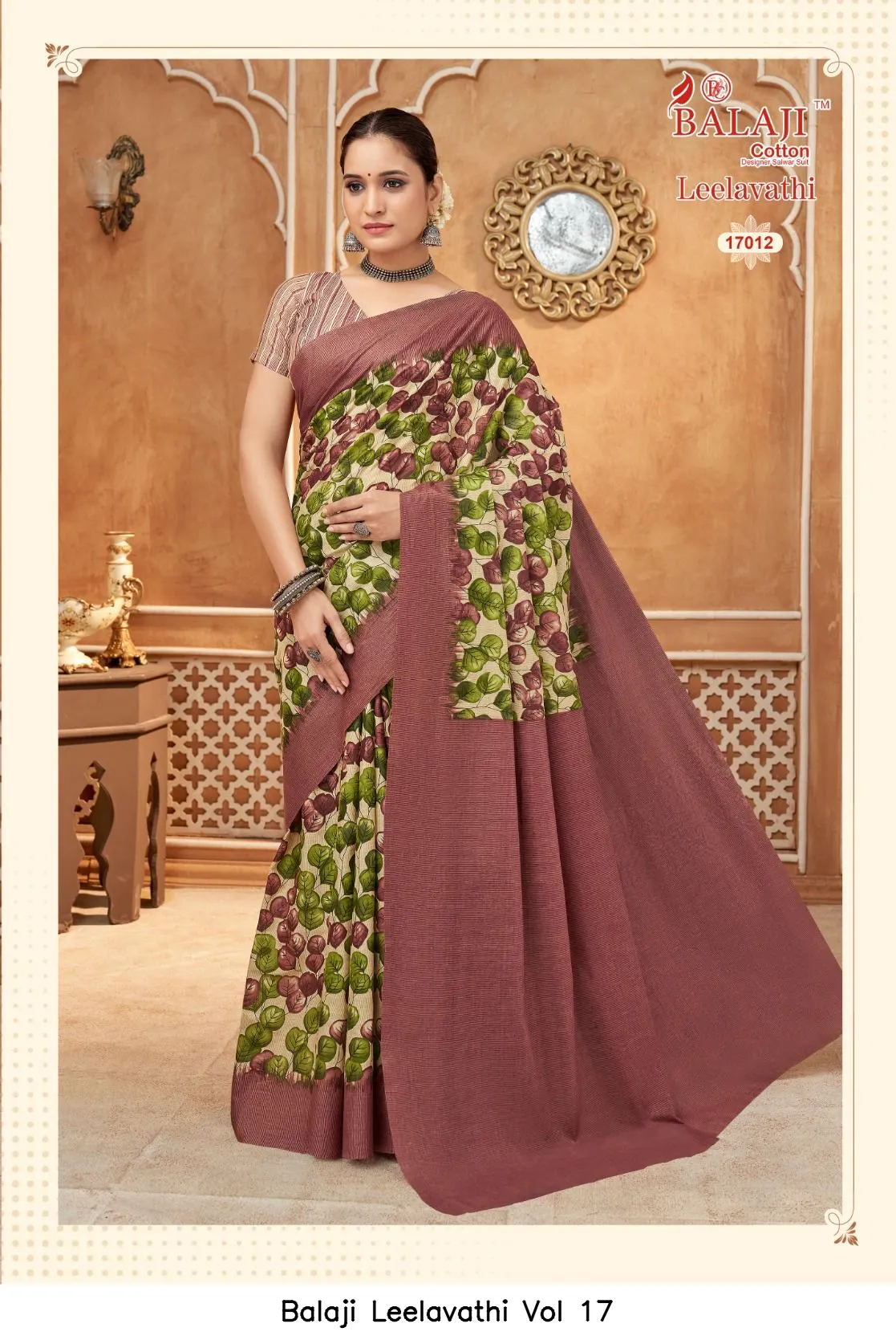 Balaji Leelavathi Vol 17 — Cotton Sarees Wholesale, Balaji Cotton wholesale from Surat - Gallery Image 20