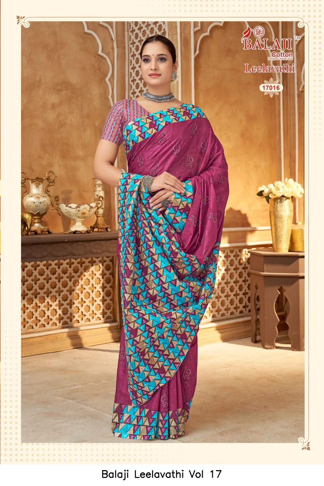 Balaji Leelavathi Vol 17 — Cotton Sarees Wholesale, Balaji Cotton wholesale from Surat - Gallery Image 3