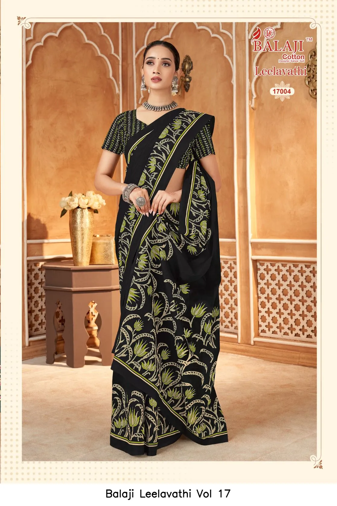 Balaji Leelavathi Vol 17 — Cotton Sarees Wholesale, Balaji Cotton wholesale from Surat - Gallery Image 6