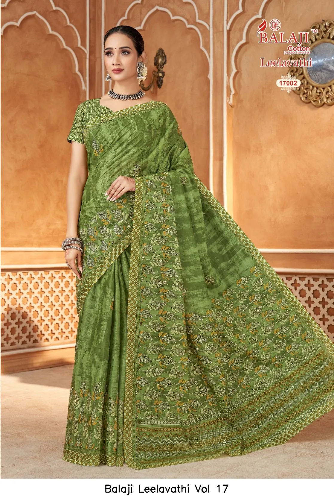 Balaji Leelavathi Vol 17 — Cotton Sarees Wholesale, Balaji Cotton wholesale from Surat - Gallery Image 7