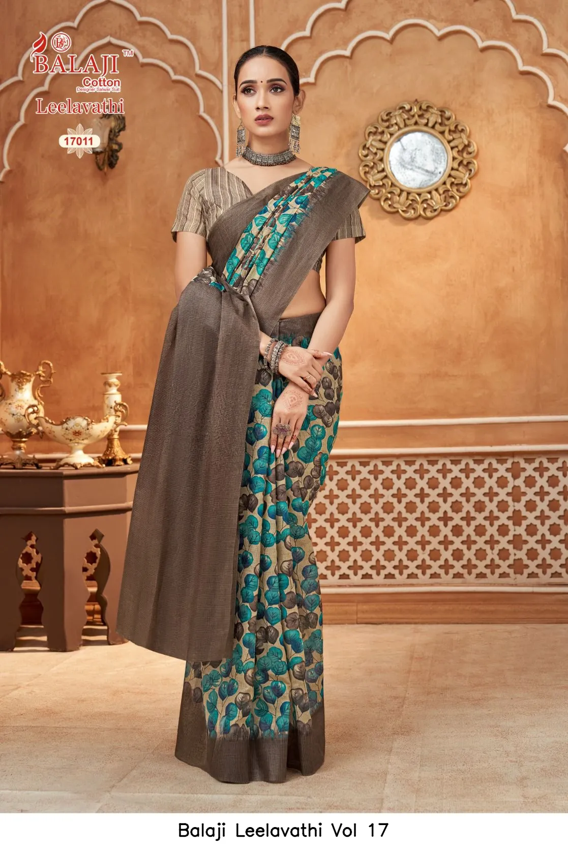Balaji Leelavathi Vol 17 — Cotton Sarees Wholesale, Balaji Cotton wholesale from Surat - Gallery Image 9