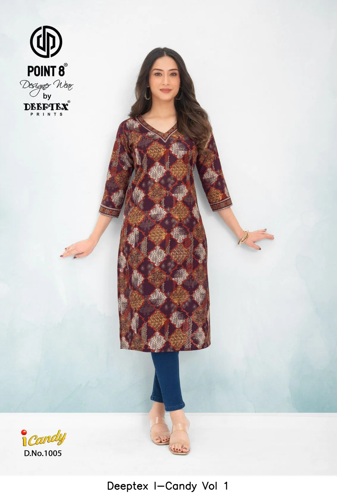Deeptex I-Candy Vol 1 — Wholesale Kurtis, Deeptex Prints wholesale from Surat — view 11